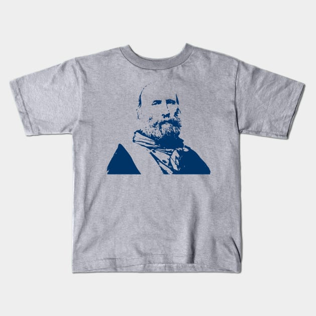 Giuseppe Garibaldi Kids T-Shirt by truthtopower